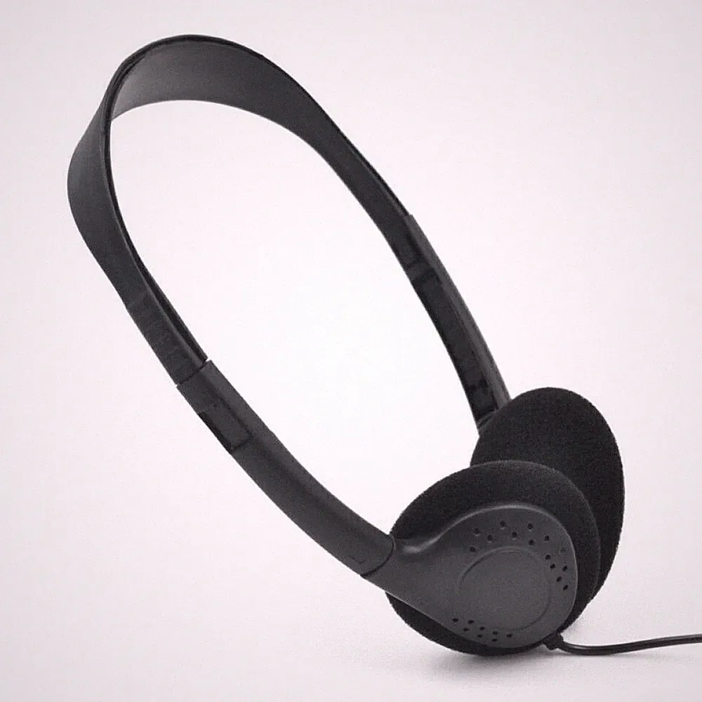 Walkman-Stil Kopfhörer 3,5 mm Klinke Leichtes kabelgebundenes On-Ear-Headset