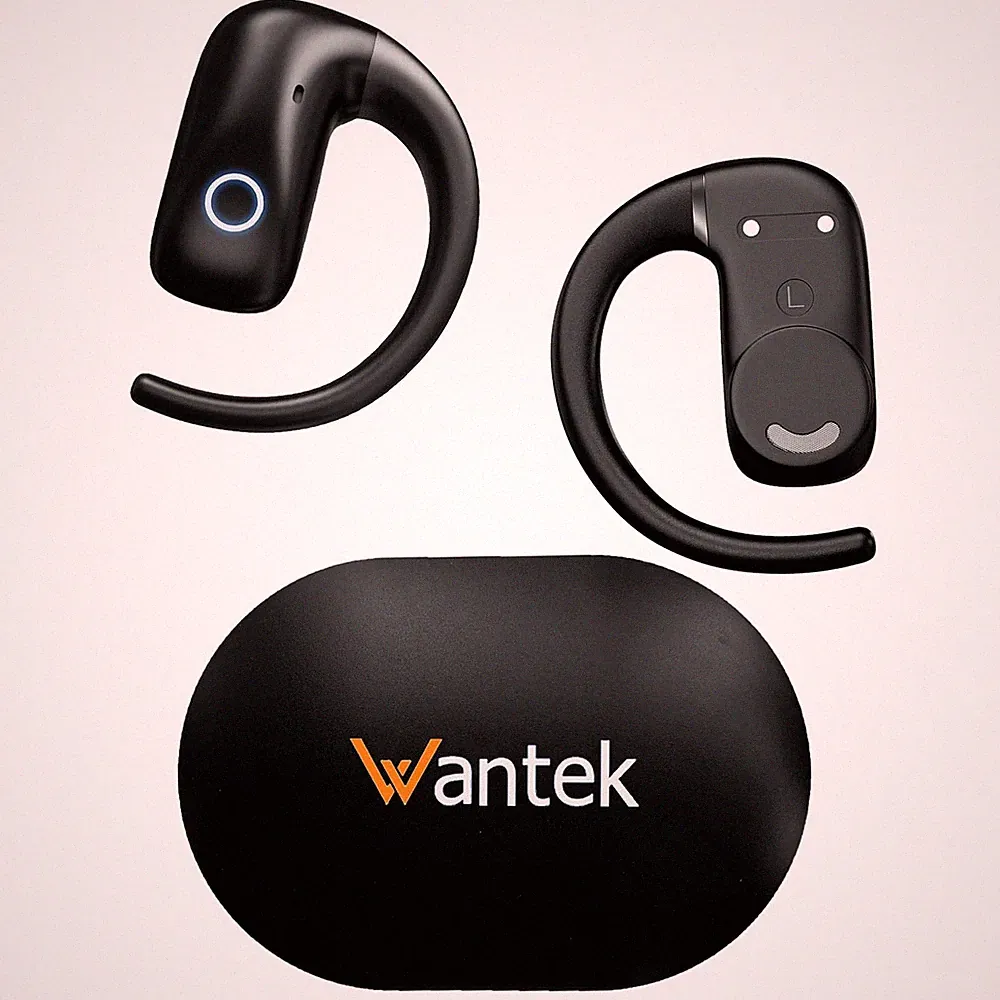 Wantek Open-ear Funkkopfhörer TWS Hi-Fi Sound Bluetooth Headphone für Sports