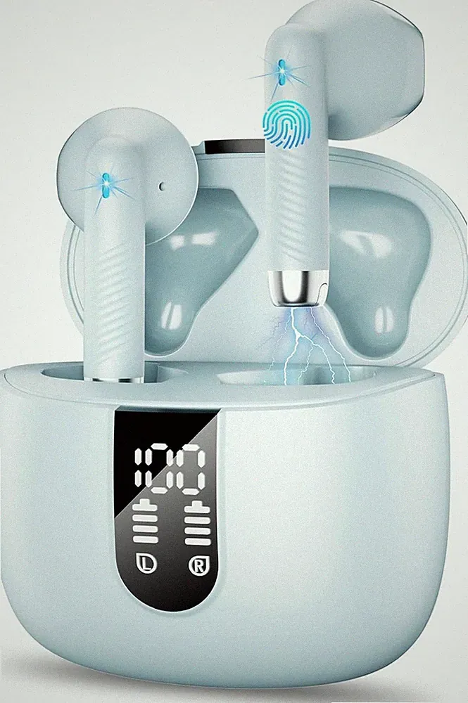 Wasart GW20S Bluetooth 5.4 In Ear Kopfhörer mit 4 Mic, 48H Spielzeit, IP7, ENC