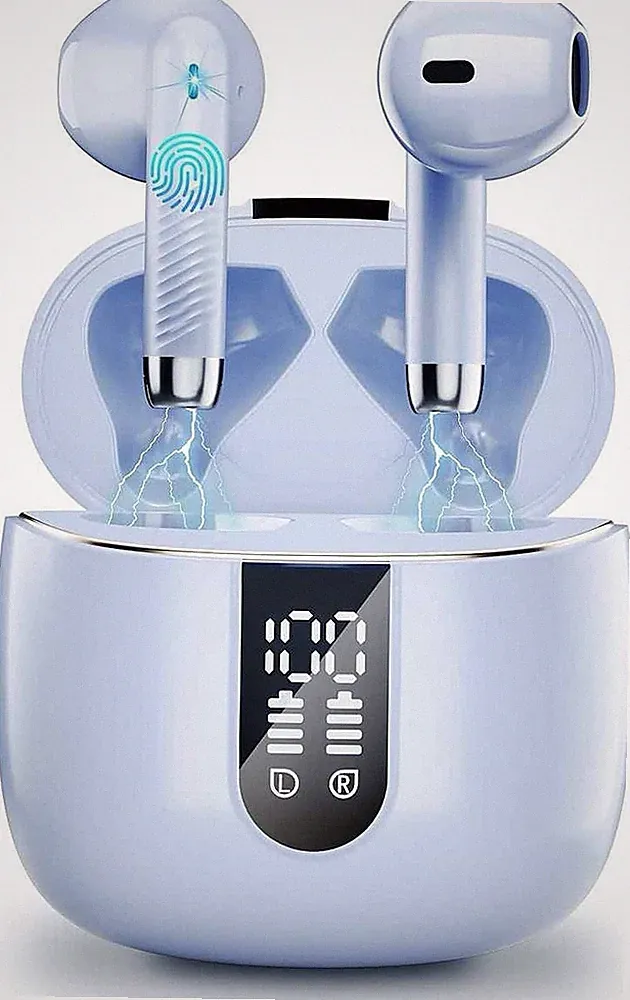 WASART J55 Bluetooth 5.3 Kopfhörer mit ENC und 48H Akku In-Ear-Kopfhörer