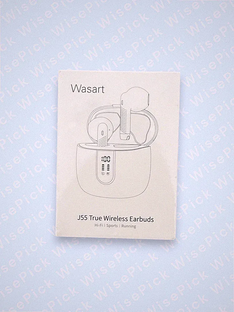 Wasart J55 Wireless Earbuds Bluetooth Kopfhörer Sport Headset Hi-Fi Ladecase