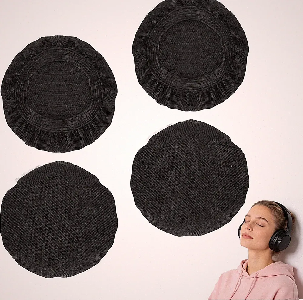 Waschbare Kopfhörer-Überzüge für Ohrpolster 6-8 5cm, weich, langlebig
