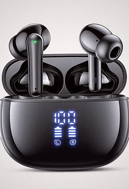 Wasserschutz IPX7 TWS In-Ear Bluetooth Kopfhörer Schwarz Kabellos TWS Neu OVP