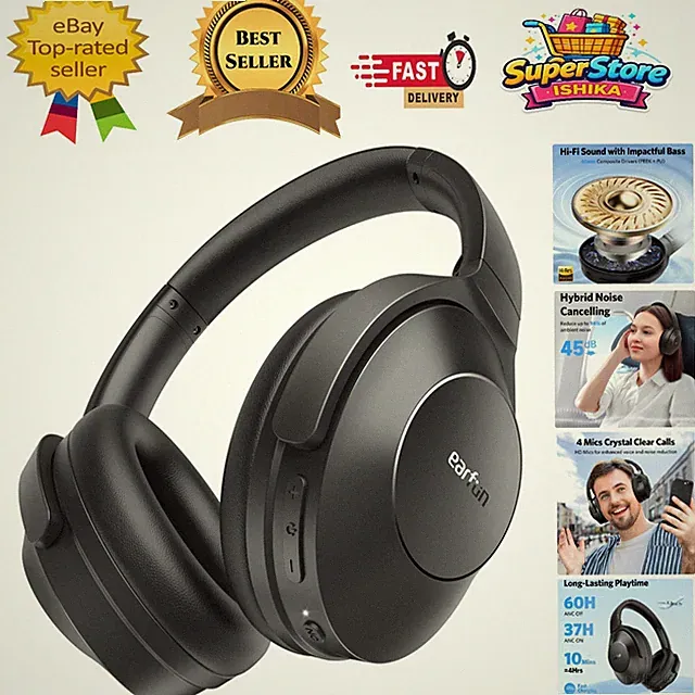 Wave Life Over Ear Kopfhörer: AI Clear Calls, Deep Bass & Multipoint Connection
