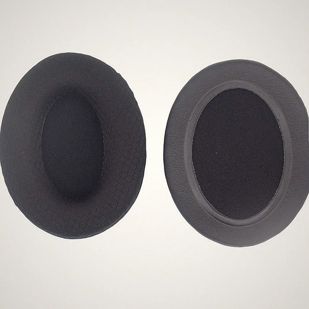 Weiche atmungsaktive Ohrpolster 80x60mm oval für Over Ear Kopfhörer Gaming Hea