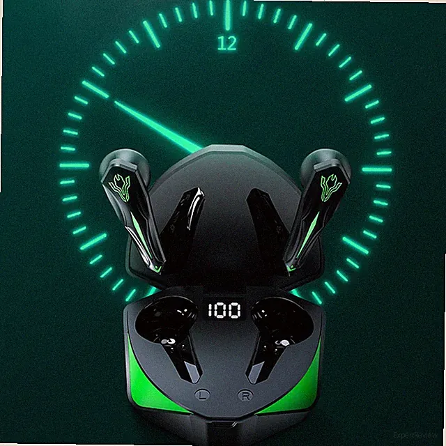 Wireless Bluetooth 5.1 Kopfhörer Mit LED Display & Ladecase Gaming Sport Reise