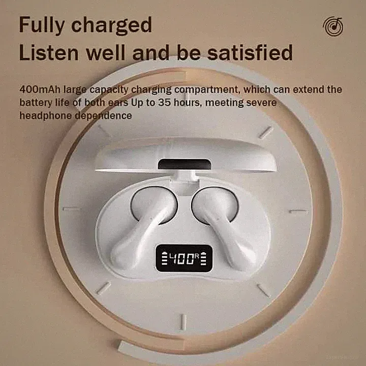 Wireless Bluetooth 5.3 Kopfhörer Ultra-Leicht Schlaf In-Ear Headset Sport LED