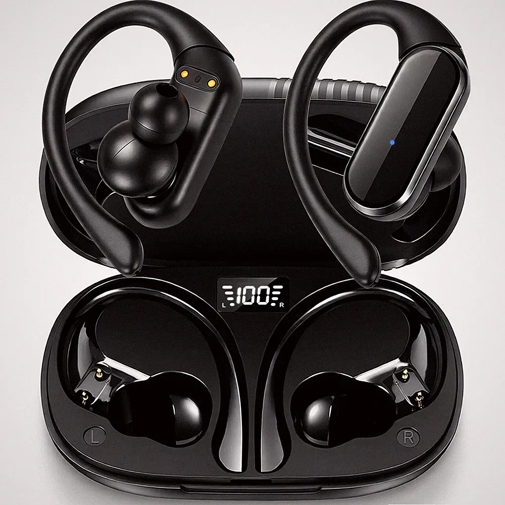 Wireless Bluetooth Kopfhörer Kabellos Headset Sport Ohrhörer Mikrofon für Handy