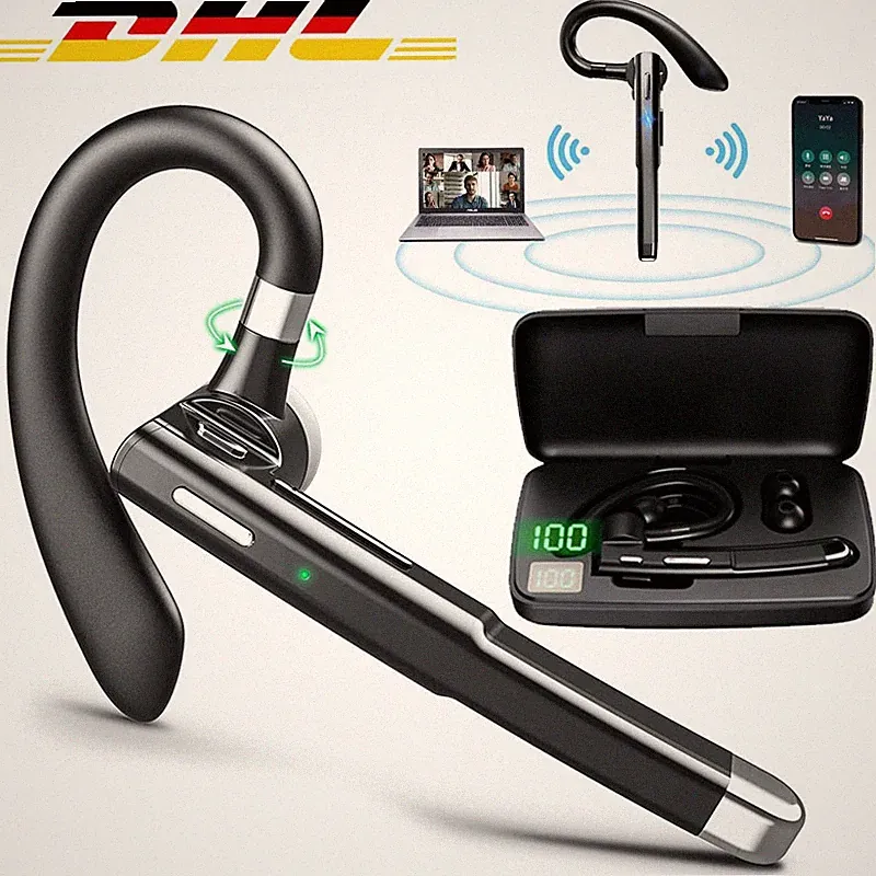 Wireless Bluetooth Kopfhörer Stereo Kabellos Headset Ohrhörer Mikrofon für Handy