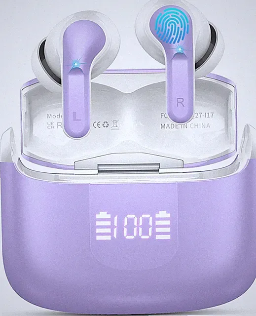 Wireless Earbuds Bluetooth 5.4 50Hr Bass ENC Noise Cancelling IPX7 Sport Fitnessstudio