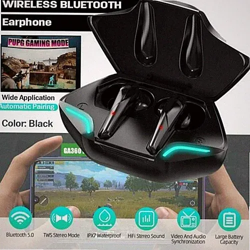 Wireless Earbuds Gaming Bluetooth 5.1 (Touch Control)