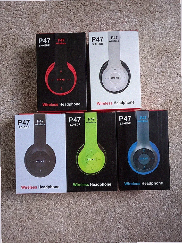 Wireless kabellose Kopfhörer P47 5.0 + EDR Headphones Stereo + Mikrofon + Gaming