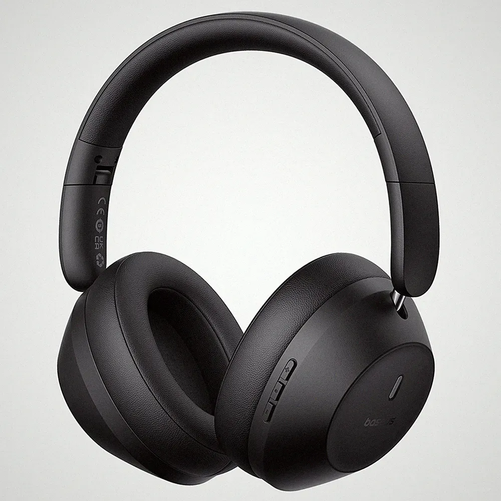 Wireless Kopfhörer Bluetooth 5.3 On-Ear Funkkopfhörer in Schwarz