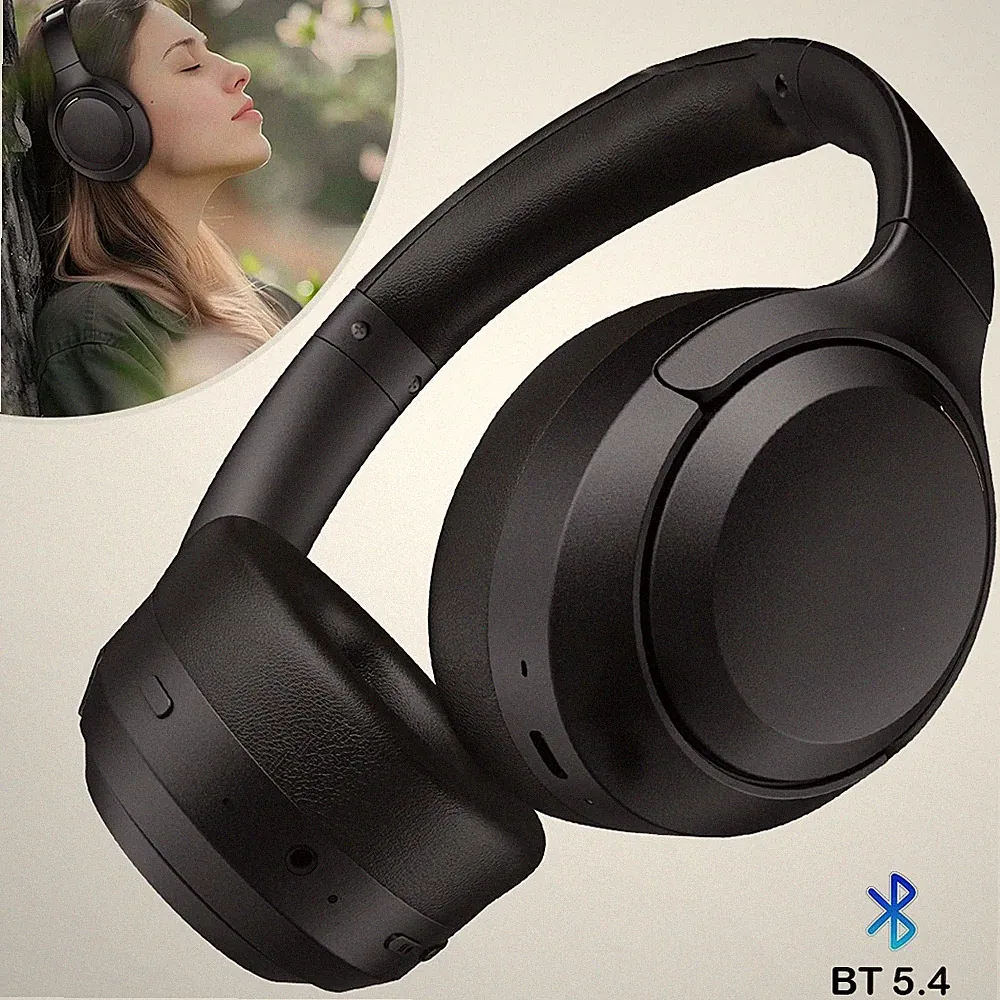 Wireless Kopfhörer Over-Ear Bluetooth Headset mit Mikrofon Geräuschunterdrückung