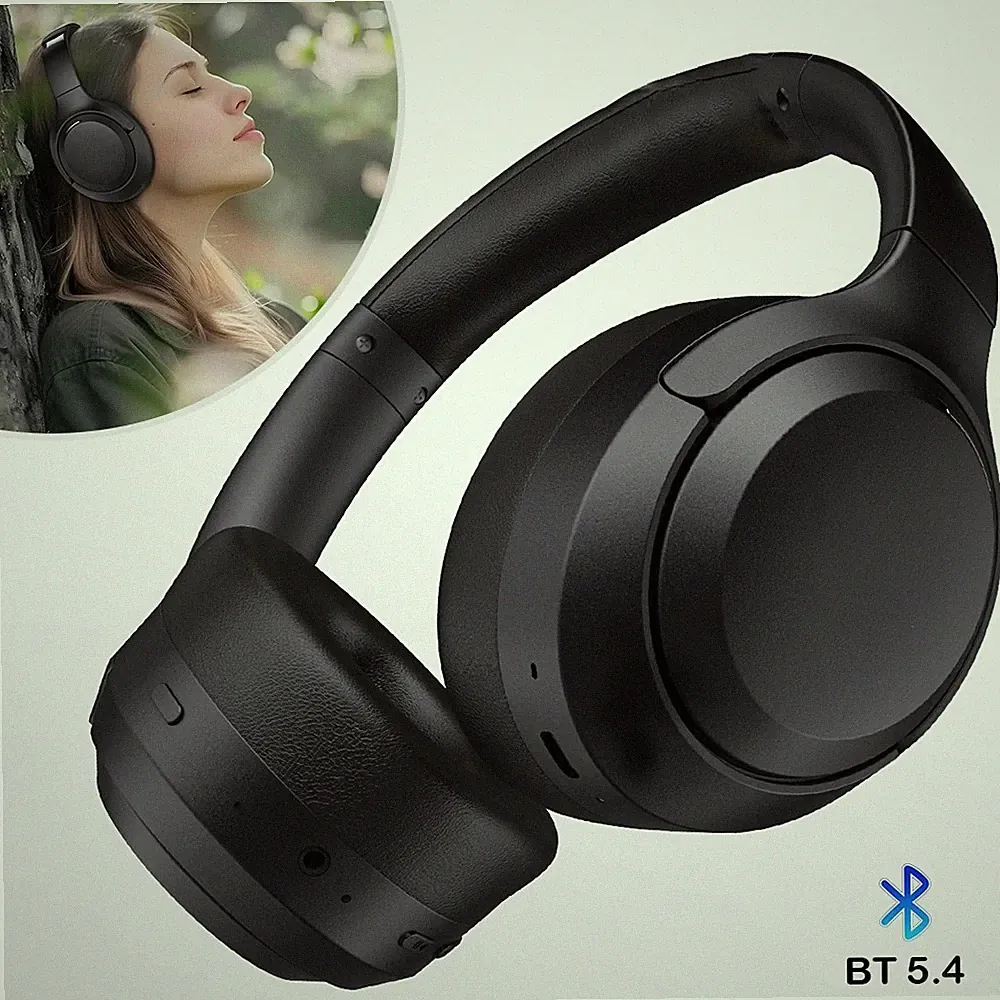 Wireless Kopfhörer Over-Ear Bluetooth Headset mit Mikrofon Geräuschunterdrückung
