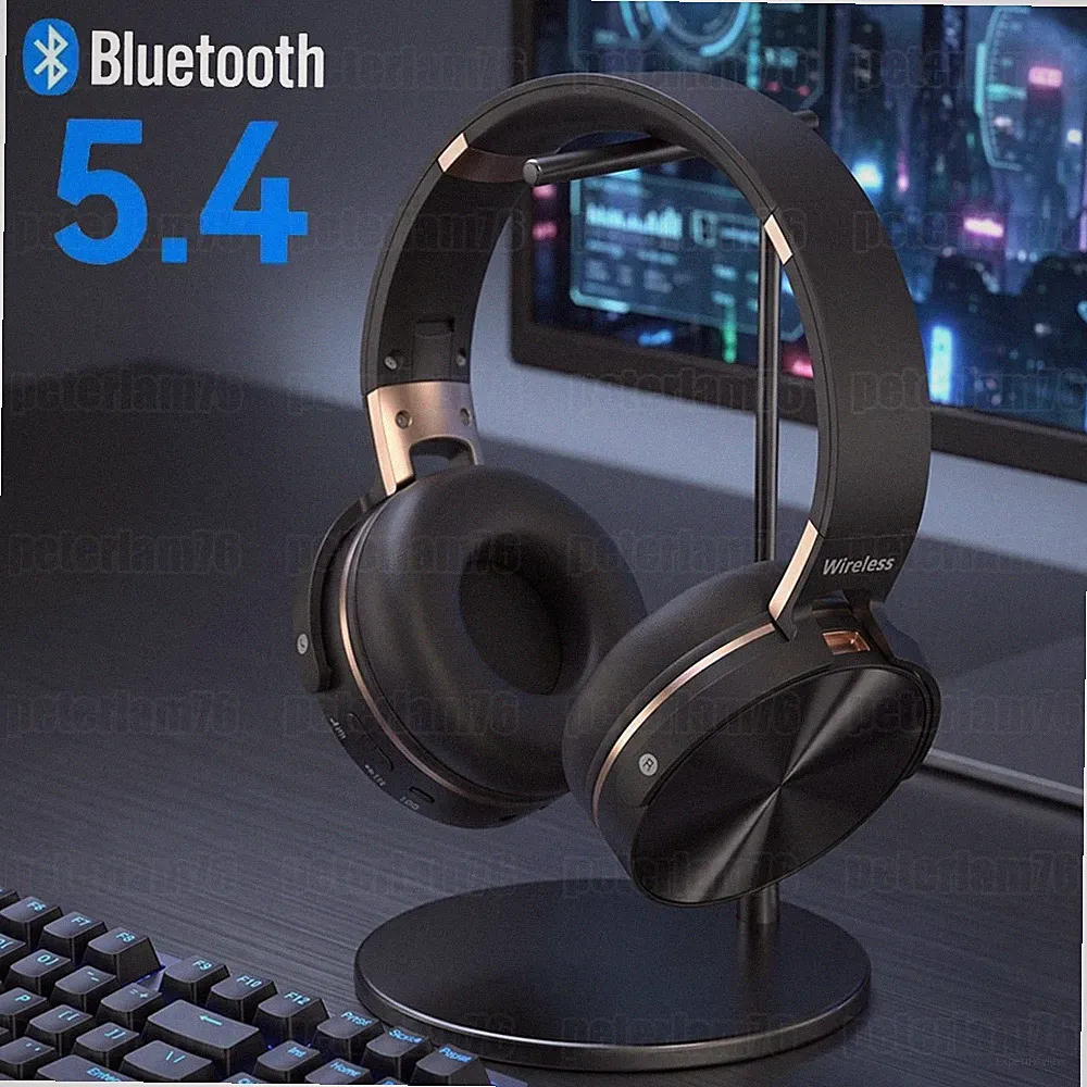 Wireless Over Ear Kopfhörer Bluetooth Headset Kabellos Stereo Noise Cancelling