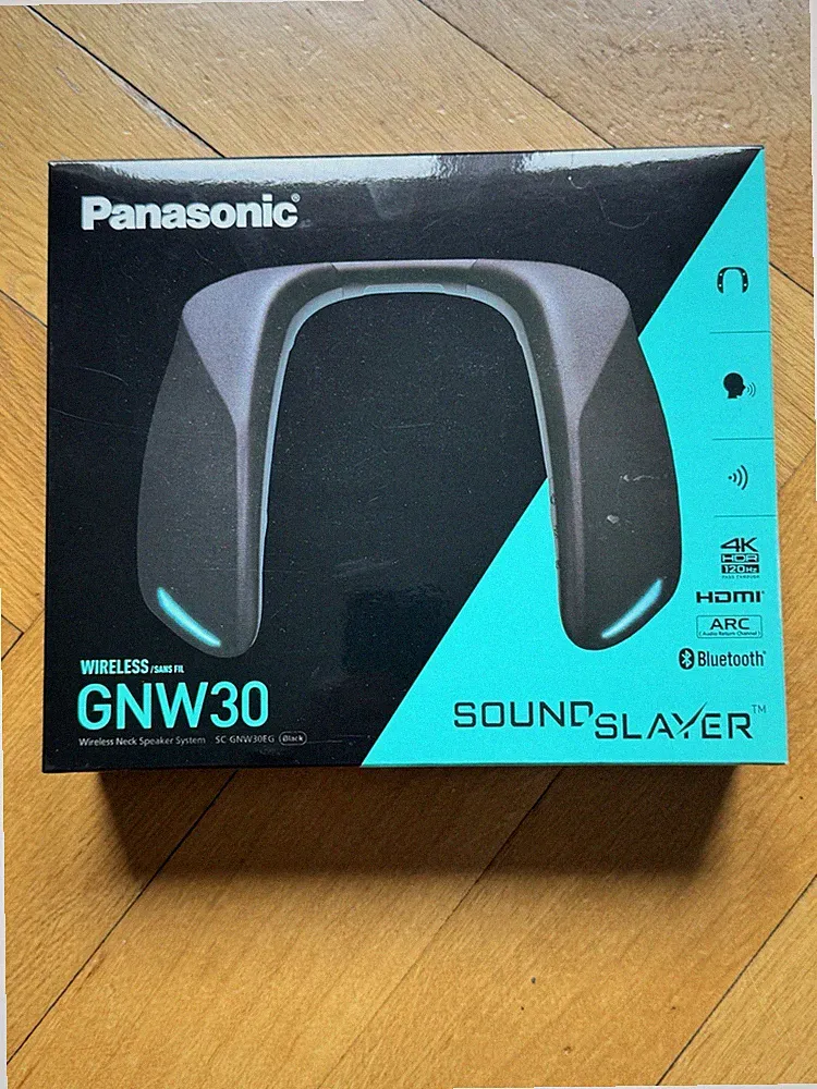 Wireless Surround Nackenlautsprecher Panasonic SC-GNW30 für Gaming /TV/Tablet
