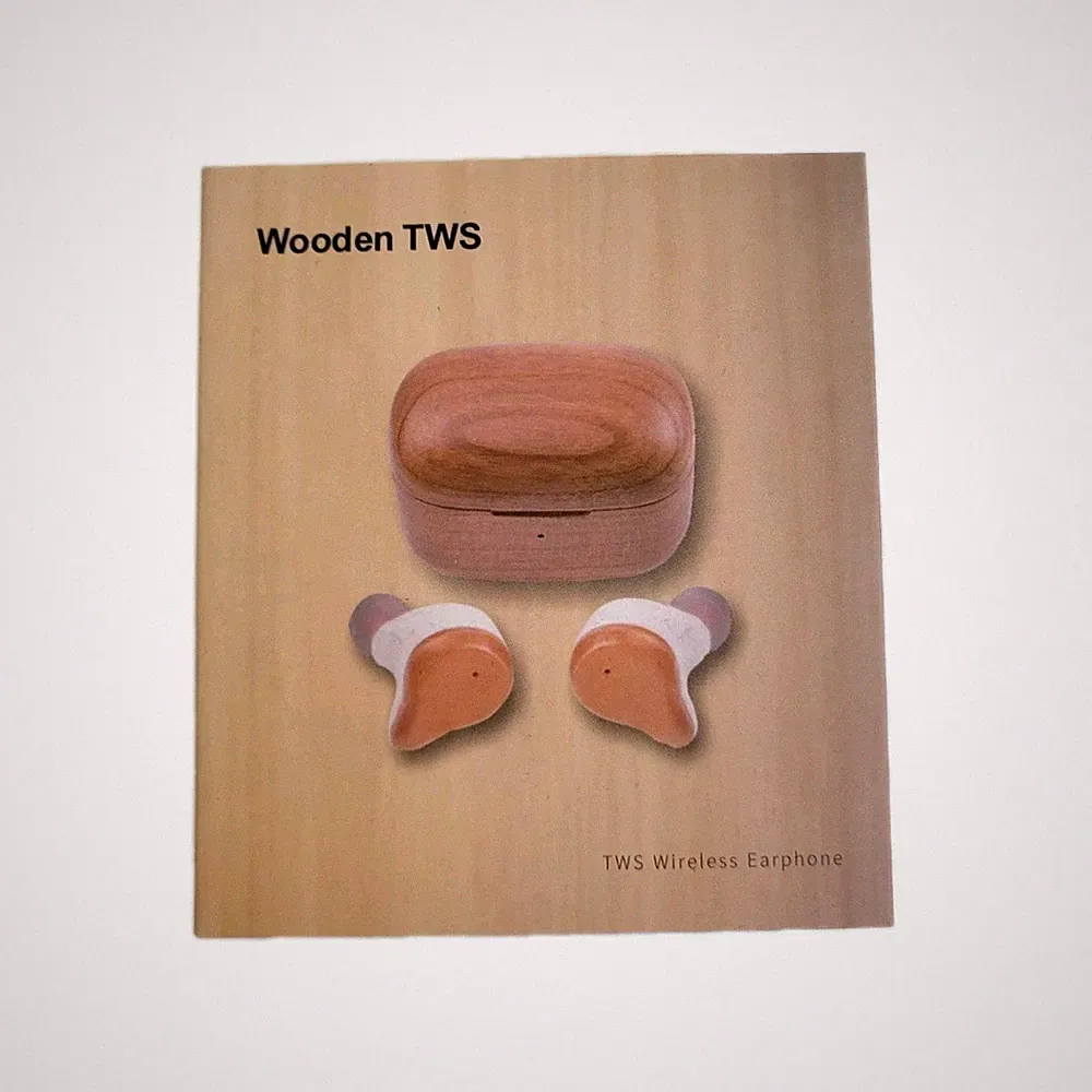 Wooden TWS Woodpods Holz Design Kopfhörer Bluetooth