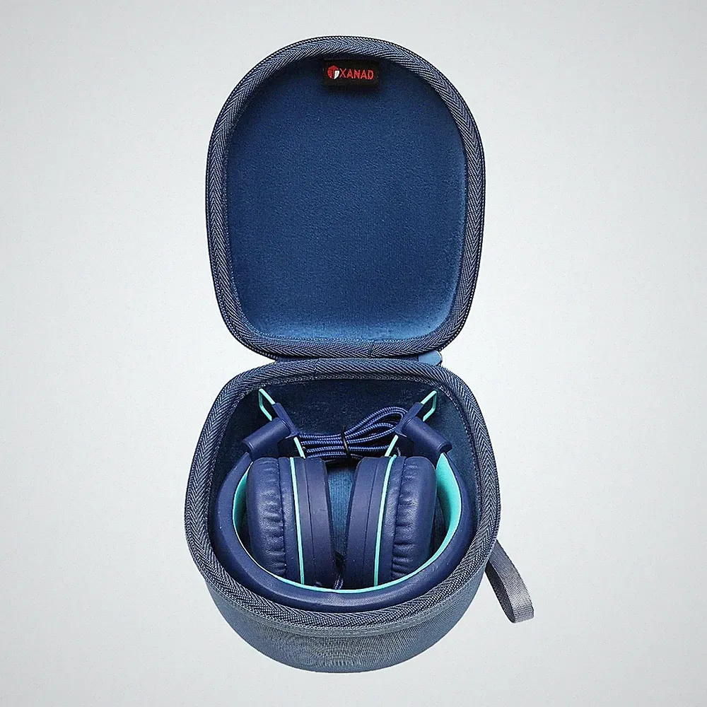 XANAD Kinder Kopfhörer Tasche für iClever Leicht Bluetooth Kopfhörer (Blue) | Sc