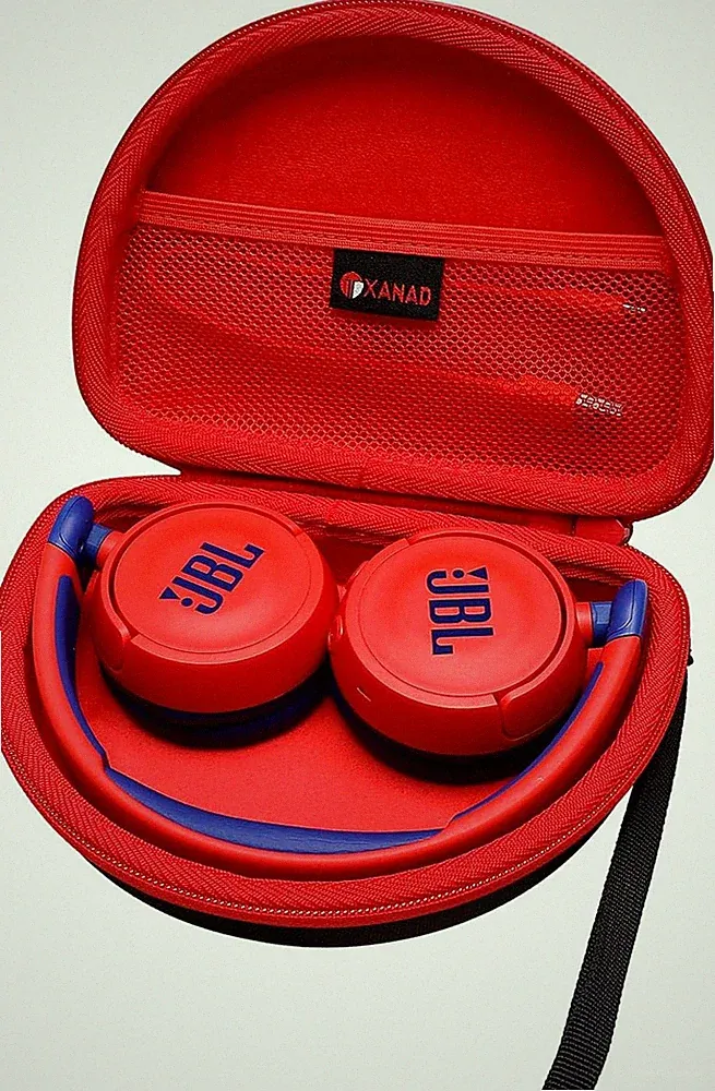 XANAD Kopfhörer Tasche für JBL Jr310 BT On-Ear Kinder Bluetooth Rot