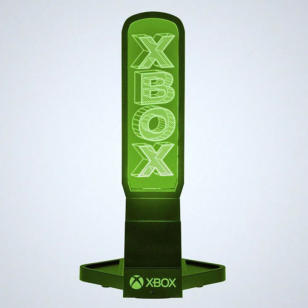 XBox Kopfhörer-Halter mit Beleuchtung 30 cm Leuchte Lampe Handy