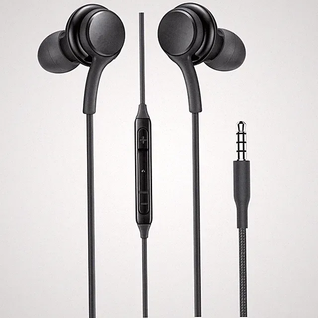Xiaomi Headset Kophörer 3,5mm Aux Anschluss Mikrofon freisprechen schwarz