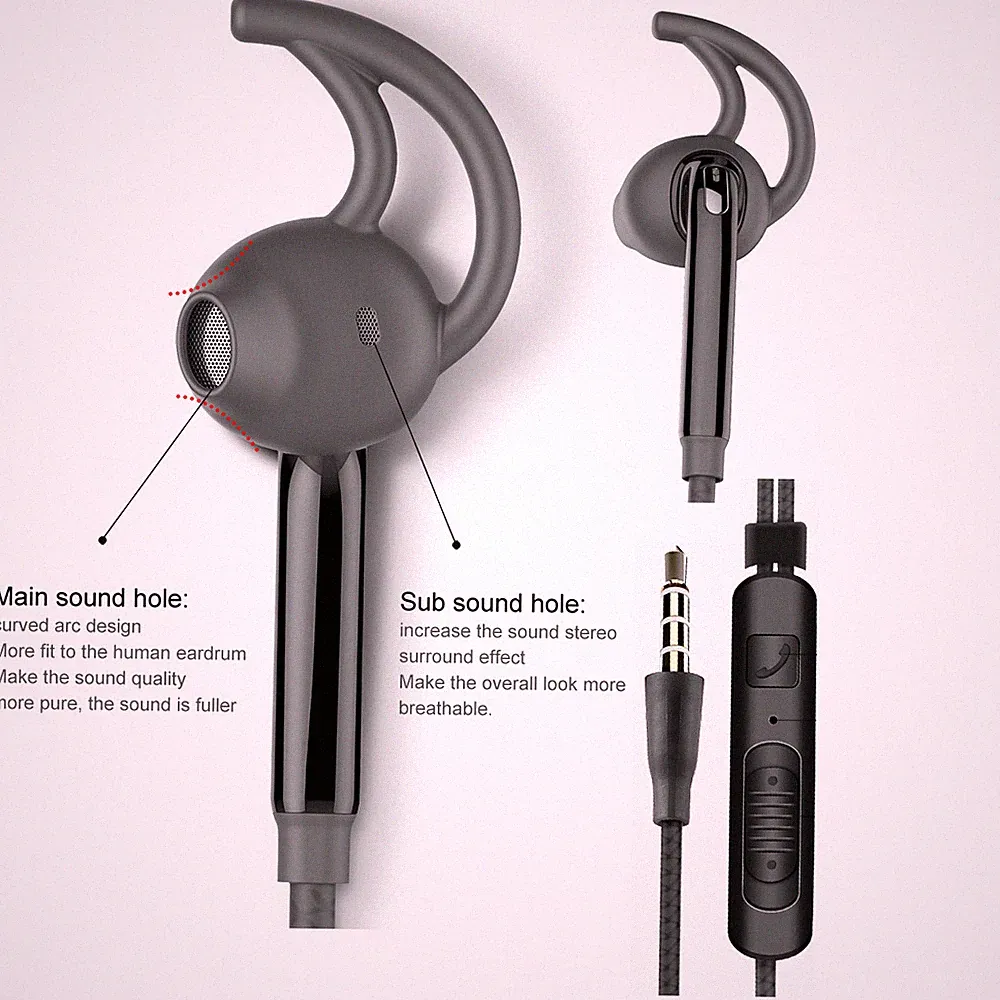 Xiaomi In Ear Sport Headset Kophörer 3,5mm Anschluss Xiaomi