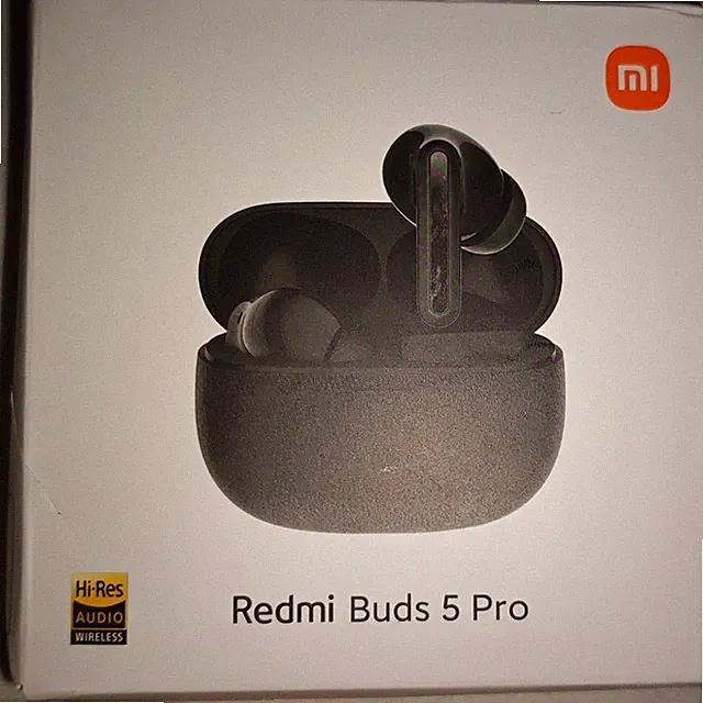 Xiaomi Redmi Buds 5 Pro In-Ear Bluetooth Hi-Res Audio Wireless schwarz TWS