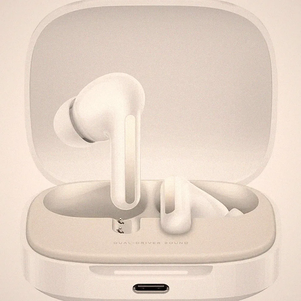 Xiaomi Redmi Buds 6 In-ear Kopfhörer Night Black Headset Bluetooth Weiß