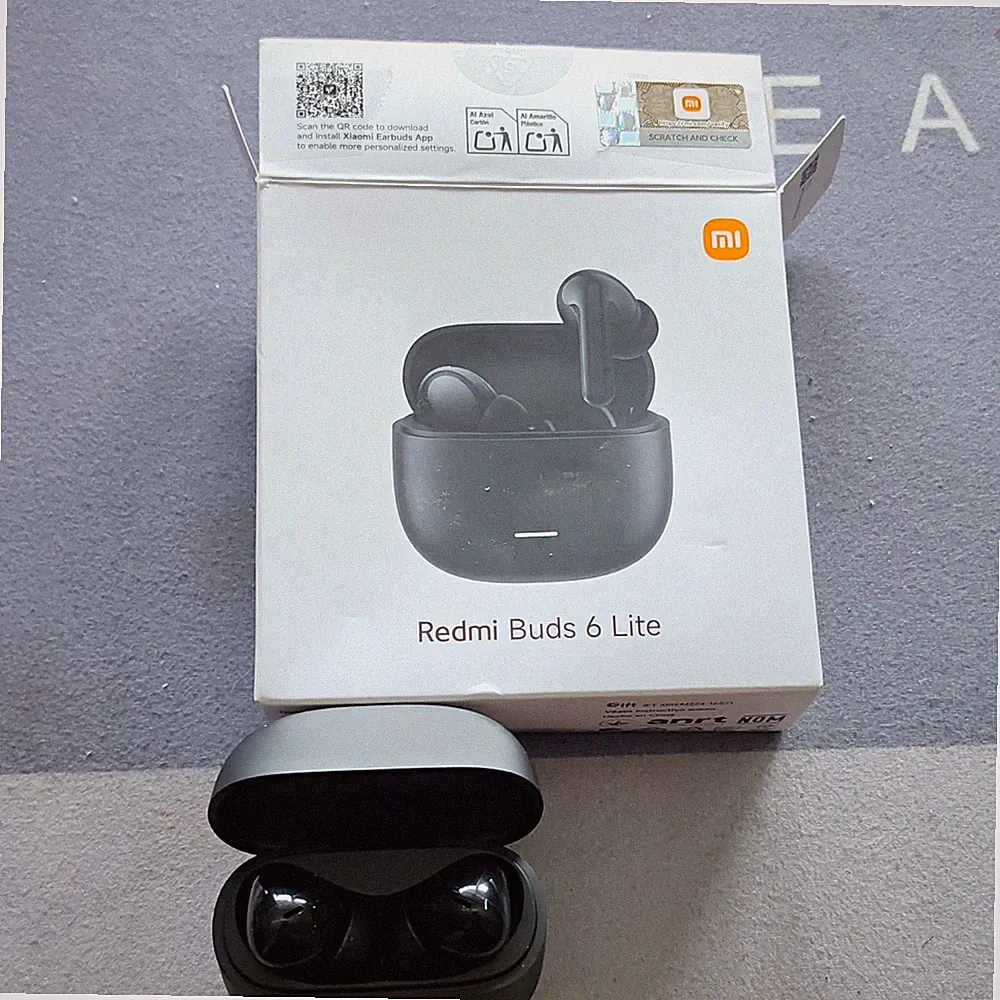 Xiaomi Redmi Buds 6 Lite Bluetooth In-Ear-Kopfhörer schwarz (2) Ladecase