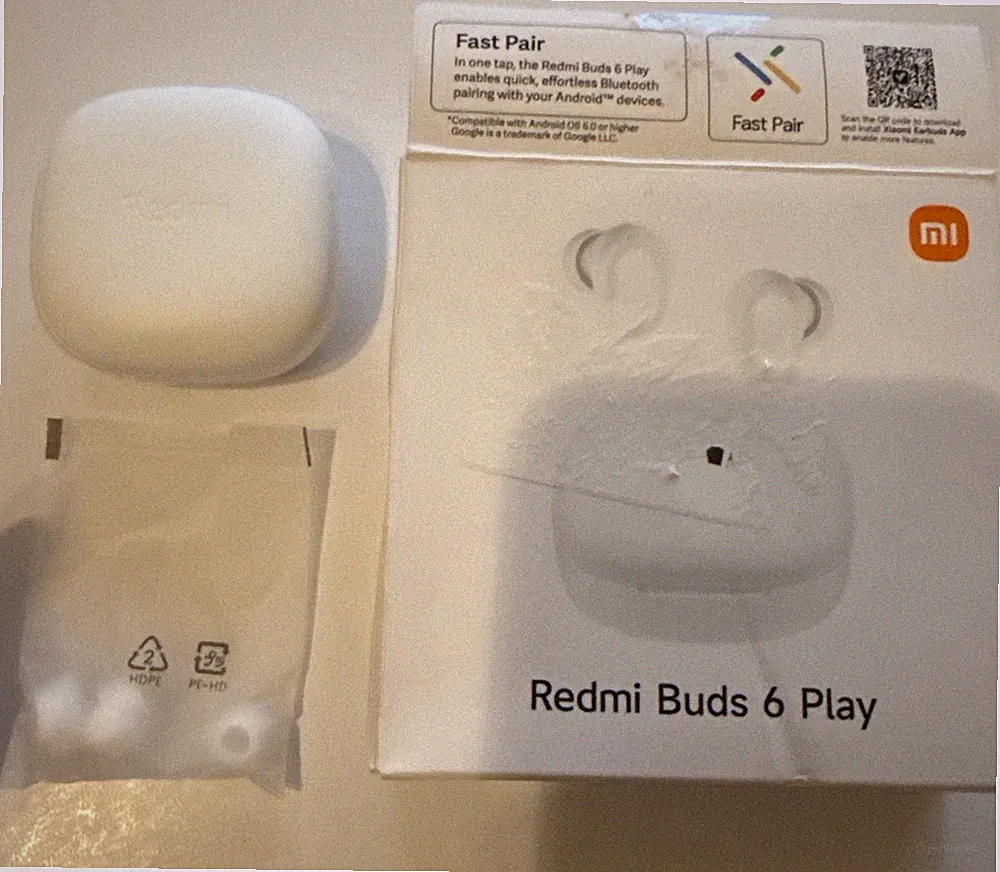 Xiaomi Redmi Buds 6 Play weiß In-Ear Kopfhörer neuwertig OVP