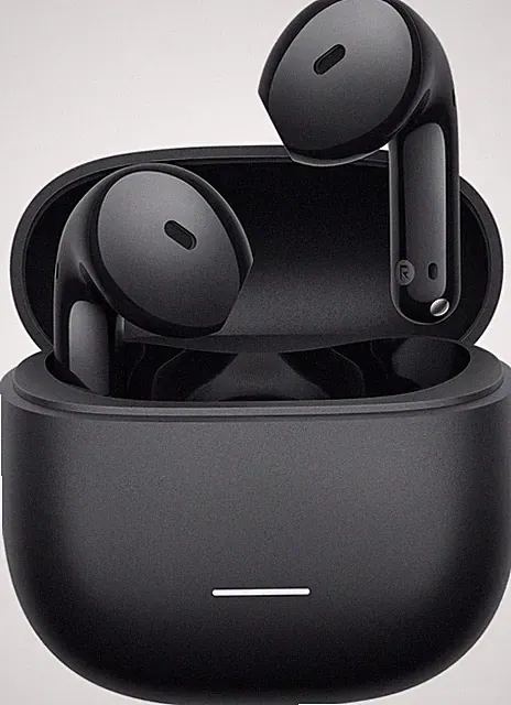 XIAOMI Redmi Buds 8 Active Headphones, 37h Battery, Black 14.2 mm titanium drive