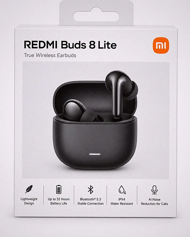 XIAOMI Redmi Buds 8 Lite – Kabellose Bluetooth In-Ear-Kopfhörer