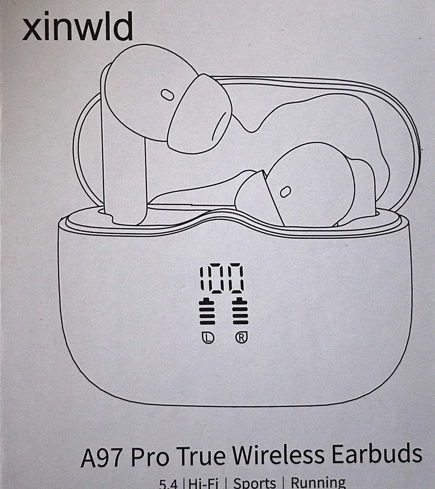 xinwld A97 Pro True Wireless In-Ear-Kopfhörer Bluetooth 5.4 Rosé Gold Sport