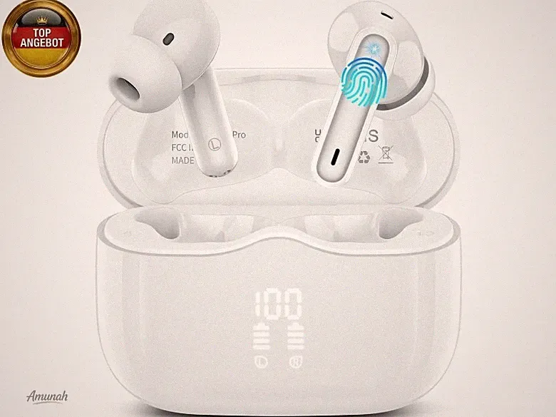 xinwld Bluetooth Kopfhörer, Kopfhörer Kabellos Bluetooth 5.4 In Ear Kopfhörer mi