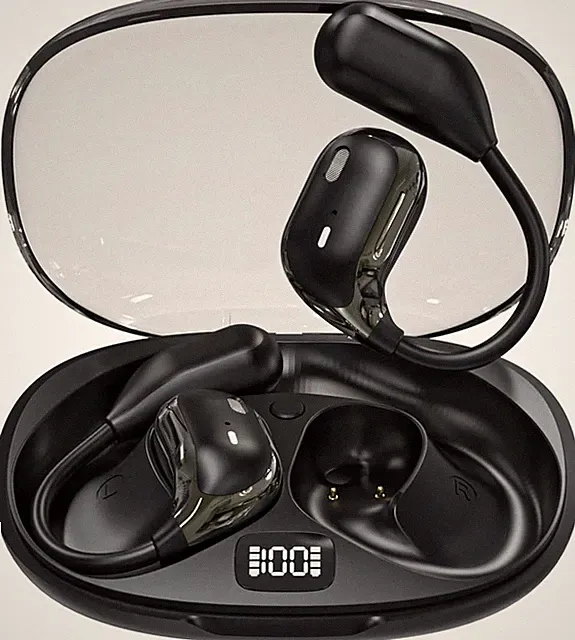 Xmenha Open Ear Kopfhörer kabellos Bluetooth 5.4 mit 4 Mic Luftleitung