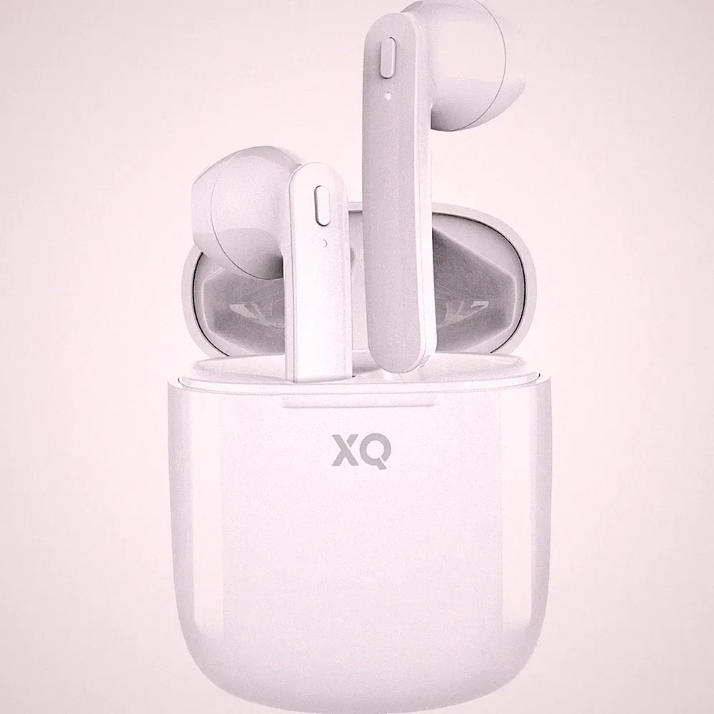 XQISIT In-Ear Buds True Wireless Kopfhörer Bluetooth Headset Mikrofon Ladeschale