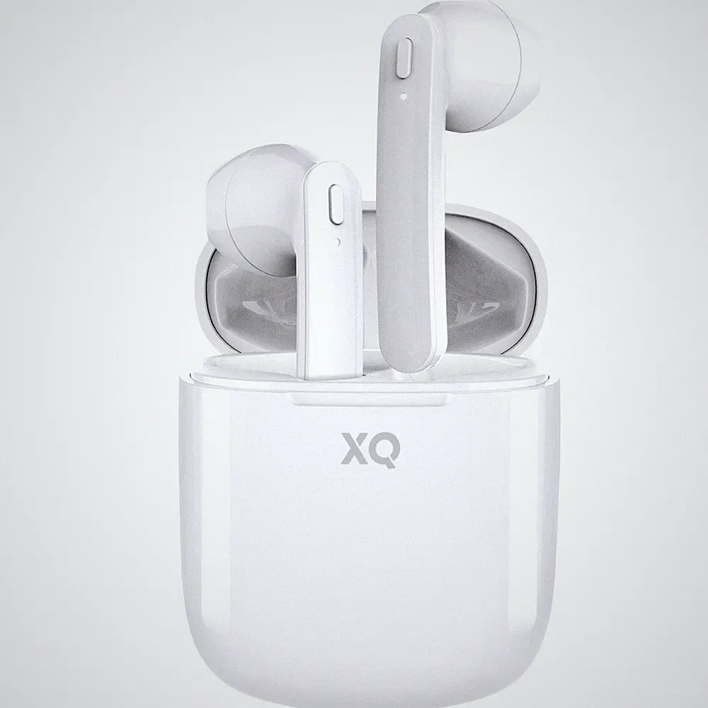 XQISIT In-Ear Buds True Wireless Kopfhörer Bluetooth Headset Mikrofon Ladeschale