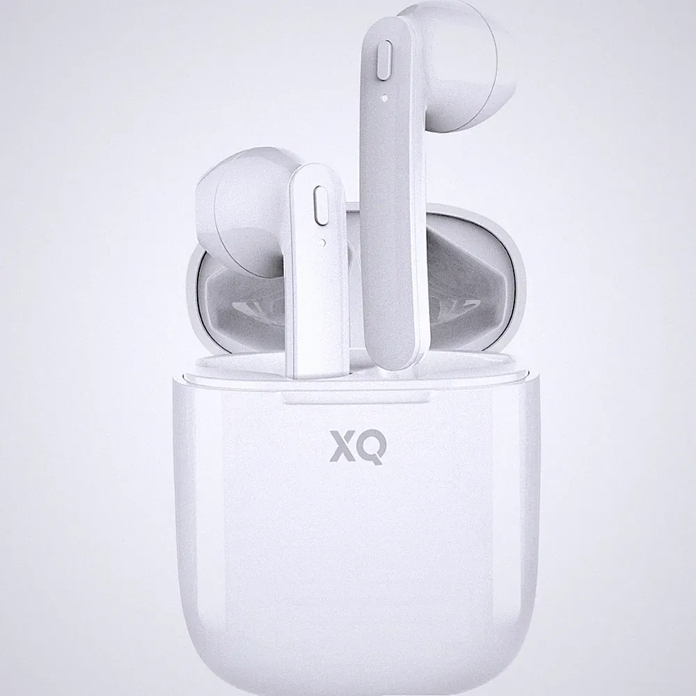 XQISIT In-Ear Buds True Wireless Kopfhörer Bluetooth Headset Mikrofon Ladeschale