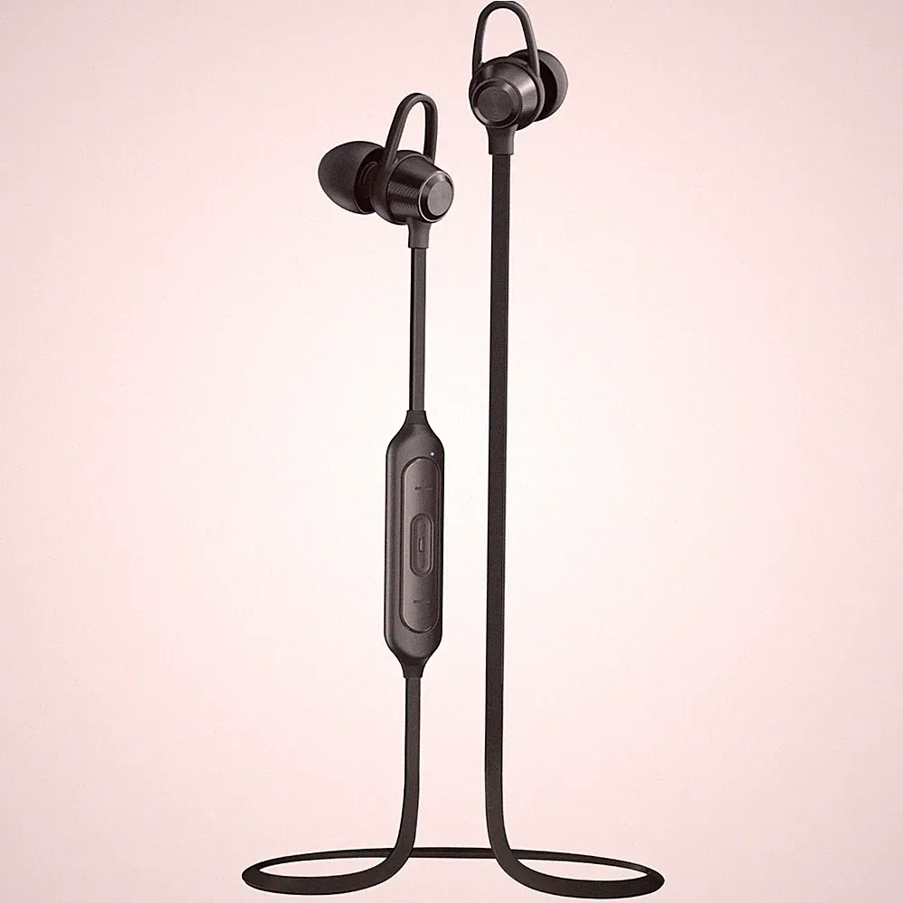 XQISIT Sport BT Kopfhörer Bluetooth In-Ear Headset mit Mikrofon Fernbedienung