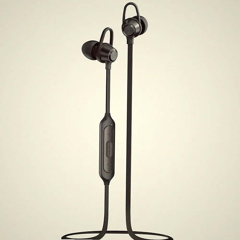 XQISIT Sport BT Kopfhörer Bluetooth In-Ear Headset mit Mikrofon Fernbedienung