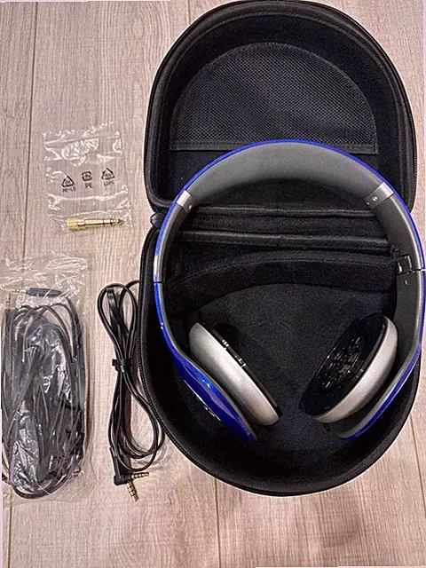 YAMAHA HPH-PRO500 KOPFHÖRER 50mm Driver Over-Ear Aluminiumlegierung Gehäuse Blau