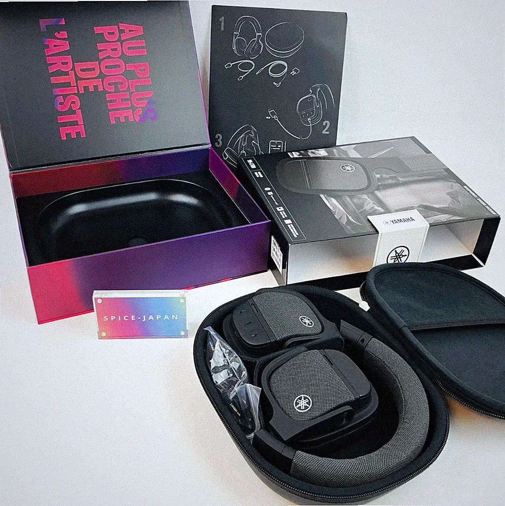 Yamaha YH-L700A Bluetooth Over-Ear Kopfhörer Kabellos Schwarz mit Etui