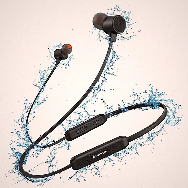 YATWIN Bluetooth Kopfhörer Sport In Ear mit 16 Std Spielzeit und Wasserschutz
