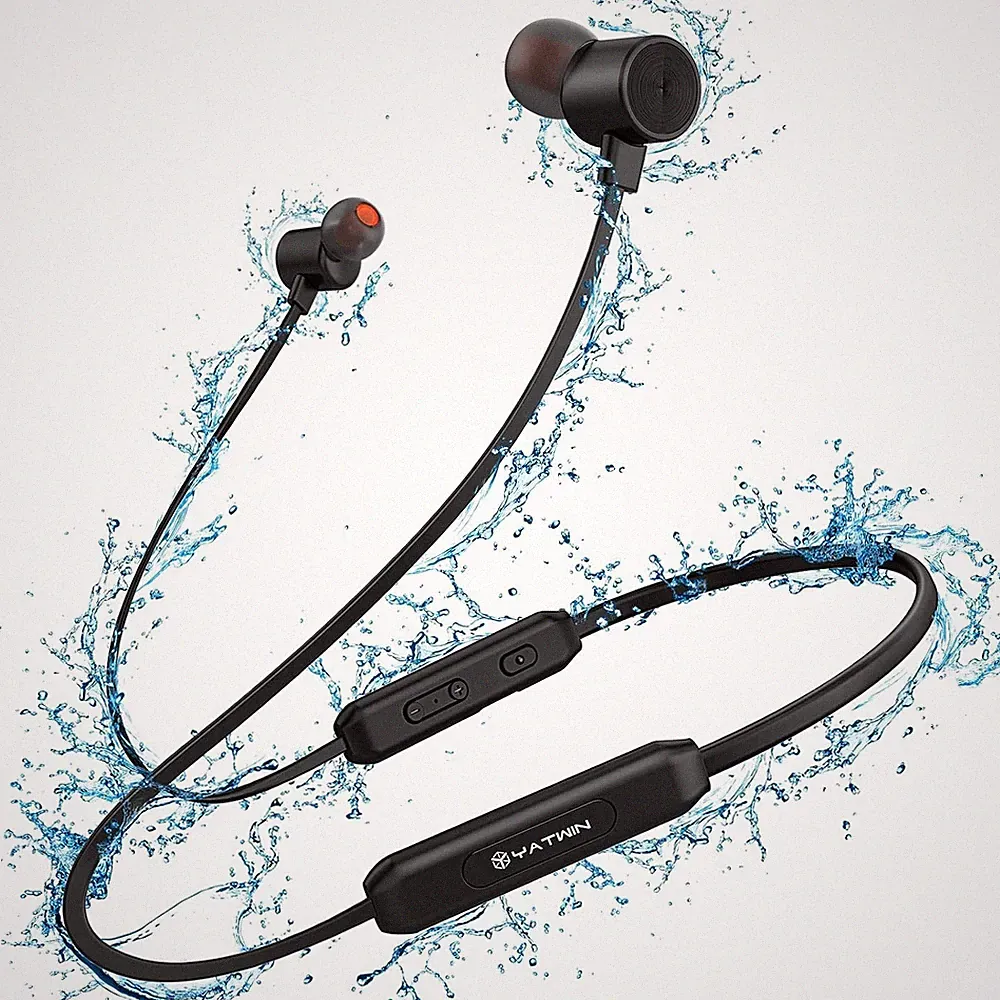 YATWIN Bluetooth Kopfhörer Sport In Ear Wasserdicht 16 Std HiFi Sound