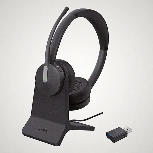 Yealink WH64 Hybrid Dual Teams Headset with Charging Stand
