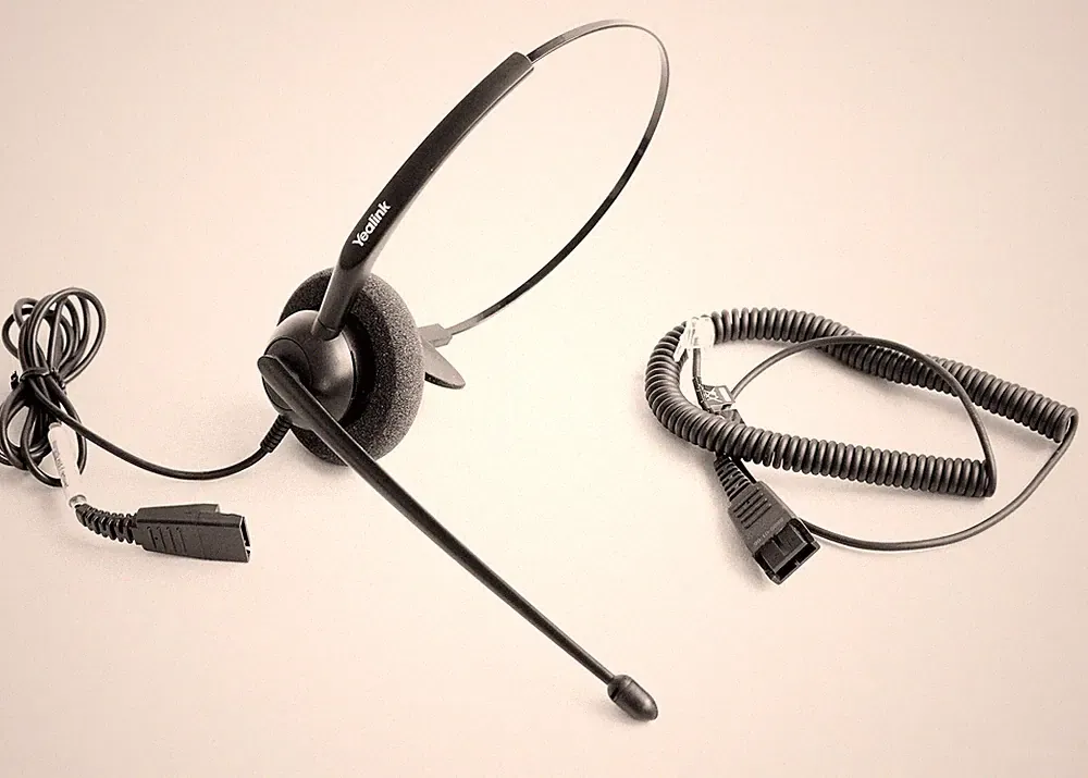 Yealink YHS32 Headset On-Ear Kopfhörer Monaural für IP Telefone