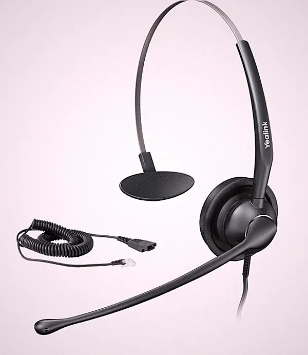 Yealink YHS33 Headset On-Ear Kopfhörer Monaural für Yealink IP Telefone