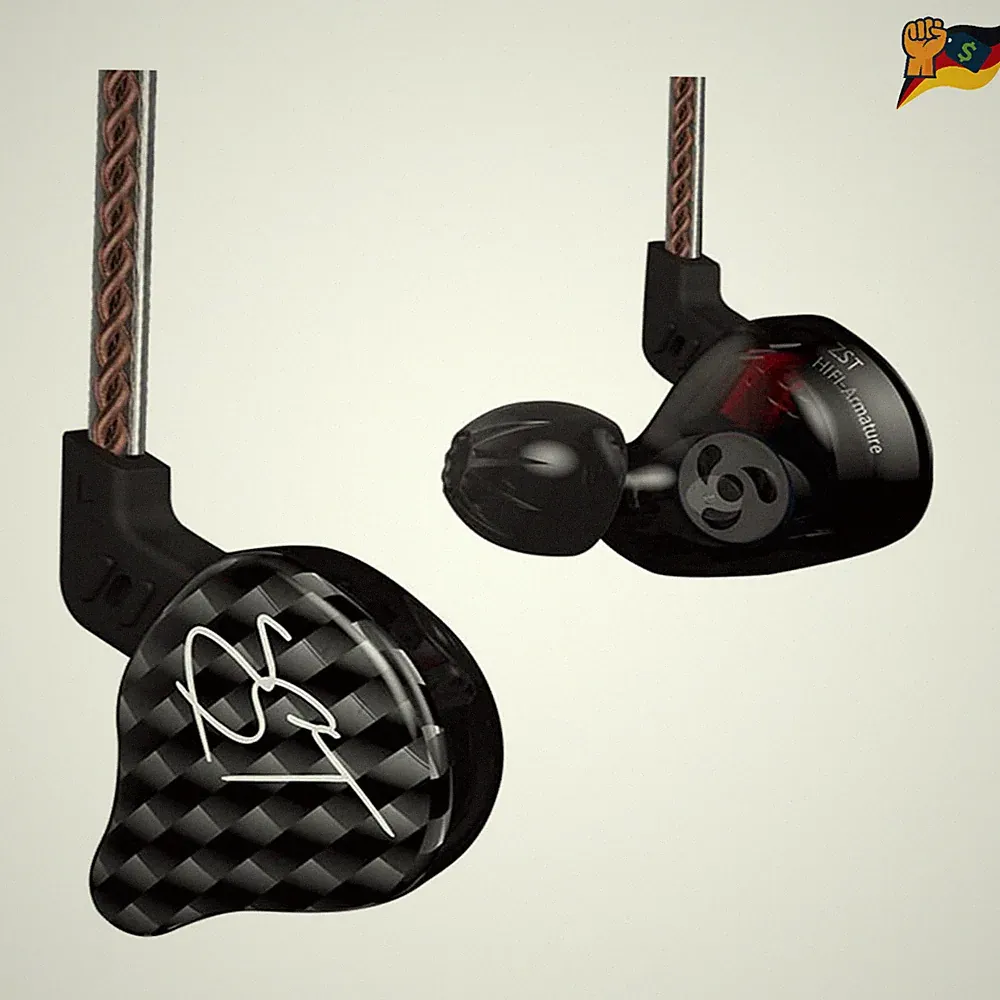 Yinyoo KZ ZST In-Ear-Kopfhörer Balanced Armature Dynamic Hybrid HiFi Bass