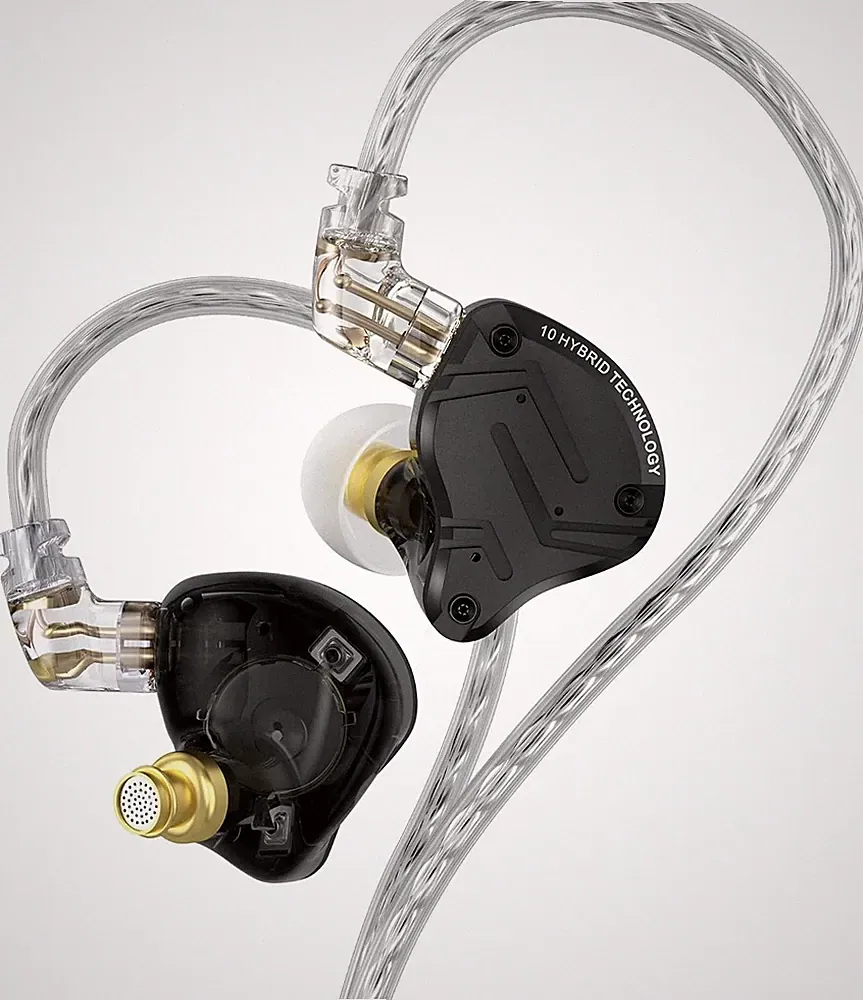 Yinyoo ZS10 PRO X In-Ear-Kopfhörer, 4BA 1DD Hybrid-Treiber, Geräuschisolierung